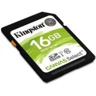 כרטיס זכרון Kingston Canvas Select SDHC UHS-I SDS/16GB - נפח 16GB