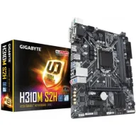 לוח אם Gigabyte H310M S2H LGA1151v2, Intel H310, DDR4, PCI-E, VGA, DVI, HDMI