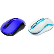 עכבר אלחוטי Rapoo 2.4GHz Optical M10 Plus - צבע לבן/כחול