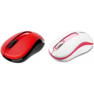 עכבר אלחוטי Rapoo 2.4GHz Optical M10 Plus - צבע לבן/אדום