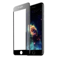 מגן מסך קדמי מלא מזכוכית עם קצוות מעוגלים ל- Apple iPhone 7 Plus / iPhone 8 Plus צבע שחור