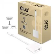 מתאם Club3D Passive CAC-1509 מחיבור USB 3.1 Type-C זכר לחיבור Mini DisplayPort 1.2 4K60Hz UHD/3D נקבה ואפשרות טעינה PD 60W