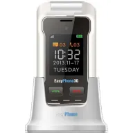 מציאון ועודפים - טלפון סלולרי למבוגרים EasyPhone NP-01 3G צבע לבן - שנה אחריות ע''י היבואן הרשמי