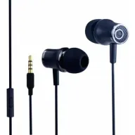 אוזניות סטריאו תוך-אוזן עם מיקרופון Silver Line FDH-105 - צבע שחור