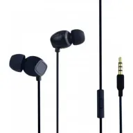 אוזניות סטריאו תוך-אוזן עם מיקרופון Silver Line FDH-205 - צבע שחור