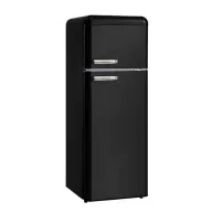 מקרר רטרו 210 ליטר Normande Retro Top Freezer De-Frost ND-490 - צבע שחור