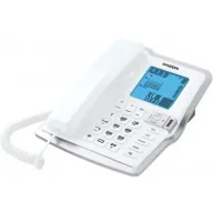 טלפון DECT חוטי עם מסך גדול Hyundai Big Boss HDT-2700WS - צבע לבן/כסוף