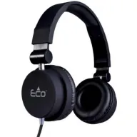 אוזניות חוטיות Eco Blast High Definition On-Ear - צבע שחור