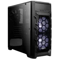 מארז מחשב ללא ספק Antec GX202 ATX Mid Tower צבע שחור עם תאורת LED כחולה