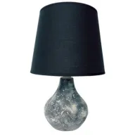 מנורת שולחן דקורטיבית OMEGA Shikma 60W - צבע שחור