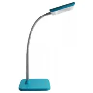 מנורת שולחן עם זרוע מתכווננת OMEGA Bareket 5W - צבע כחול