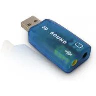 כרטיס קול USB 2.0 עם מיקרופון Gold Touch E-USB-5.1