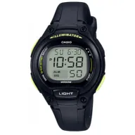 שעון יד דיגיטלי עם רצועת סיליקון שחורה  Casio LW-203-1BVDF - שחור