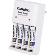 4 סוללות AAA נטענות 1100mAh כולל מטען AA/AAA של חברת Camelion