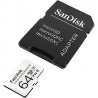 כרטיס זיכרון SanDisk High Endurance Micro SDXC - דגם SDSQQNR-064G - נפח 64GB