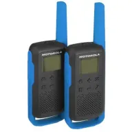 זוג מכשירי ווקי טוקי Motorola TALKABOUT T62 צבע שחור / כחול