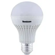 נורת חירום בגוון אור לבן חם (צהוב) Semicom E27 A70 6W  LED