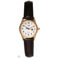 שעון יד אנלוגי לנשים עם רצועת עור חומה Casio LTP-1094Q-7B5RDF 