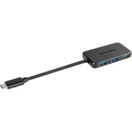 מפצל Transcend Hub בחיבור USB מסוג C ל-4 חיבורי USB 3.1 - צבע שחור