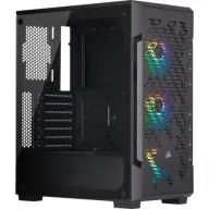 מארז מחשב ללא ספק Corsair iCUE 220T RGB Airflow Tempered Glass Mid Tower ATX צבע שחור