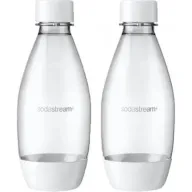 2 בקבוקים אישיים 0.5 ליטר למכונות Sodastream Spirit / OneTouch / Genesis - צבע לבן