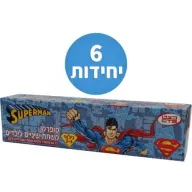 משחת שיניים לילדים בטעם פירות CTS Superman - נפח 50 מ''ל - 6 יחידות