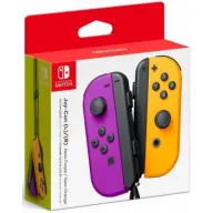 בקרי משחק Nintendo Switch Joy-Con - צבע סגול וכתום - שנה אחריות ע''י היבואן הרשמי