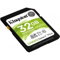 כרטיס זיכרון Kingston SDHC Canvas Select Plus UHS-I SDS2/32GB - נפח 32GB