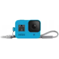 כיסוי + שרוך למצלמת GoPro HERO8 - צבע כחול
