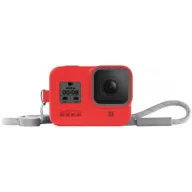 כיסוי + שרוך למצלמת GoPro HERO8 - צבע אדום