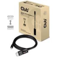 כבל מחיבור USB 3.1 Type-C לחיבור DisplayPort 1.4 HBR3 8K60Hz באורך 1.8 מטרים Club3D CAC-1557