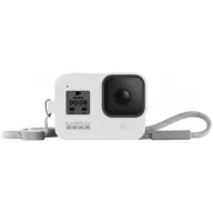 כיסוי + שרוך למצלמת GoPro HERO8 - צבע לבן