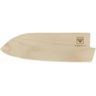 מגן להב מגנטי עשוי עץ עבור סכין סנטוקו באורך 16.5 ס''מ Yaxell