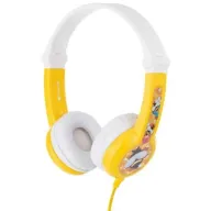 אוזניות לילדים מתקפלות עם הגבלת ווליום מיקרופון BuddyPhones Connect - צבע צהוב