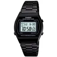 שעון יד דיגיטלי וינטאג' עם רצועת מתכת Casio B640WB-1ADF  - שחור
