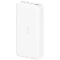 סוללת גיבוי אוניברסלית ניידת Xiaomi 20000mAh Redmi 18W - צבע לבן