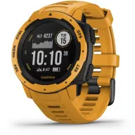 שעון חכם Garmin Instinct Outdoor GPS צבע Sunburst Yellow - כולל תמיכה מלאה בעברית - שנתיים אחריות יבואן רשמי על ידי רונלייט