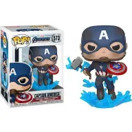 הנוקמים Endgame - קפטן אמריקה עם מגן שבור !Funko POP 