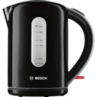 קומקום 1.7 ליטר Bosch TWK7603 1850W-2200W - צבע שחור - שנתיים אחריות יבואן רשמי BSH