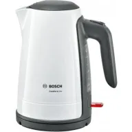 קומקום 1.7 ליטר Bosch TWK6A011 2000W-2400W - צבע לבן / אפור - שנתיים אחריות יבואן רשמי BSH