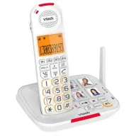 טלפון אלחוטי Vtech CareLine Vsmart - צבע לבן
