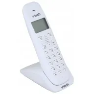 טלפון אלחוטי Vtech Digital Cordless - צבע לבן