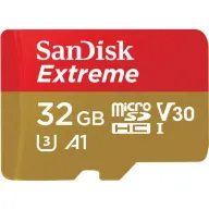 כרטיס זיכרון SanDisk Extreme 667x Micro SDHC UHS-I SDSQXAF-032G-GN6MN - נפח 32GB 