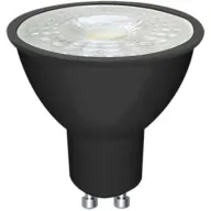 נורת LED שחור דקרויקה Eurolux 7W GU10 לבן חם