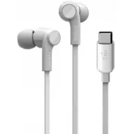 אוזניות תוך-אוזן Belkin RockStar USB Type-C - צבע לבן