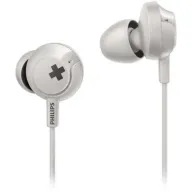 אוזניות סטריאו תוך-אוזן עם מיקרופון Philips BASS+ SHE4305WT - צבע לבן
