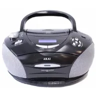 נגן דיסקים נייד עם רדיו FM וחיבור Akai AK-4135 USB 