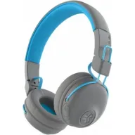 אוזניות קשת On-Ear אלחוטיות JLab Studio Bluetooth - צבע אפור/כחול