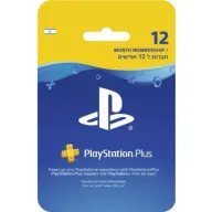 כרטיס חברות Sony Playstation Plus 365 - מנוי למשך 12 חודשים