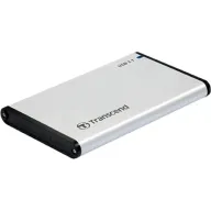 מציאון ועודפים - מארז נייד לכונן קשיח Transcend Ultra Slim StoreJet 25S3 2.5 SATA to USB 3.1 SSD & HDD TS0GSJ25S3